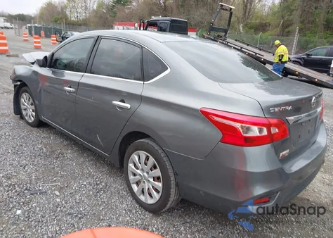 2016 Nissan Sentra Sv из США, поврежденный, VIN 3N1AB7AP9GL673517